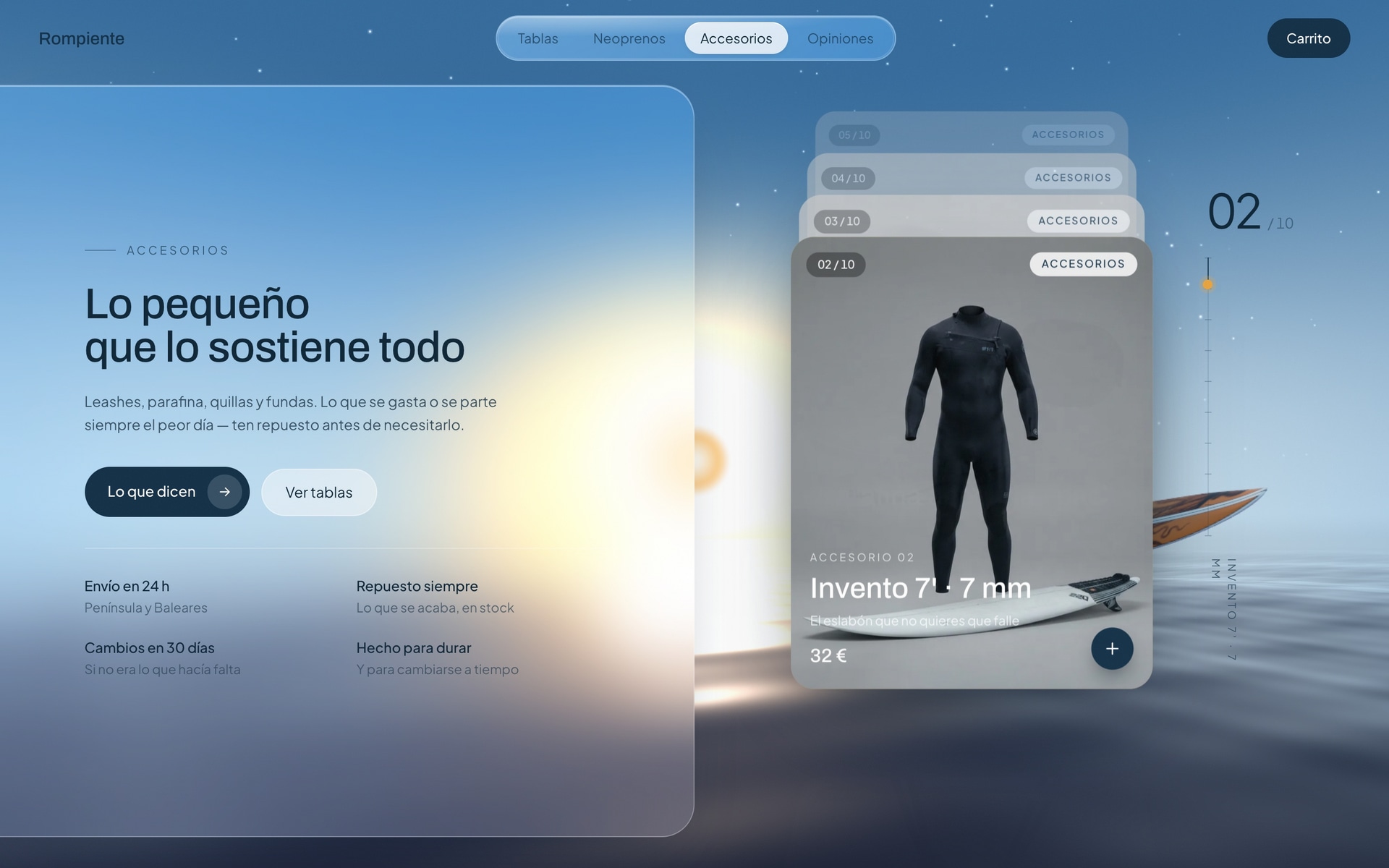 Rompiente — vista del proyecto 2
